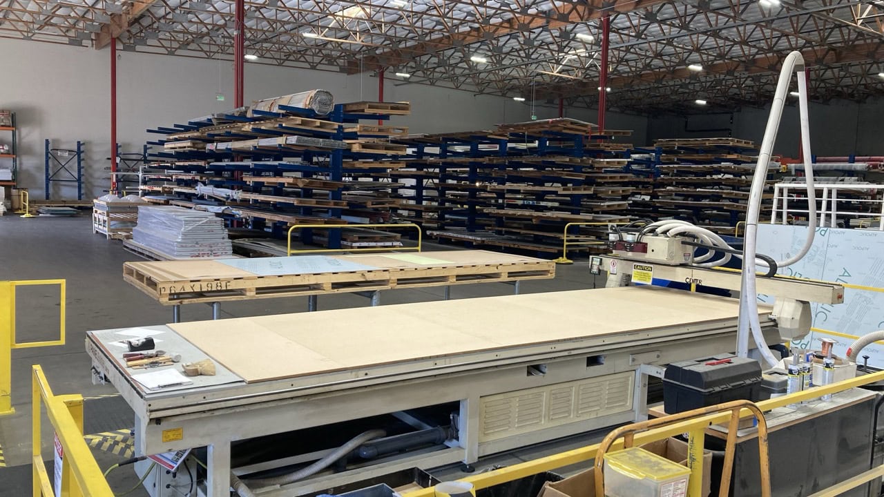 6' x 18' AXYZ 5018 Panel Builder CNC Router, 2008 - Image 3