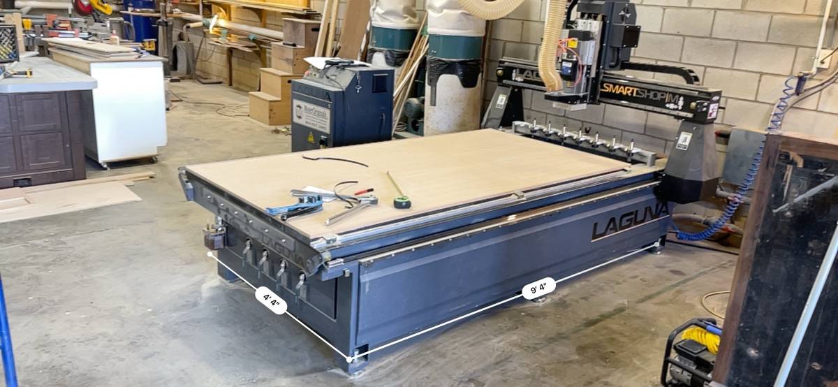 4' x 8' Laguna SS-M-48 CNC Router, 2022 - Vacuum Table Included - Image 4