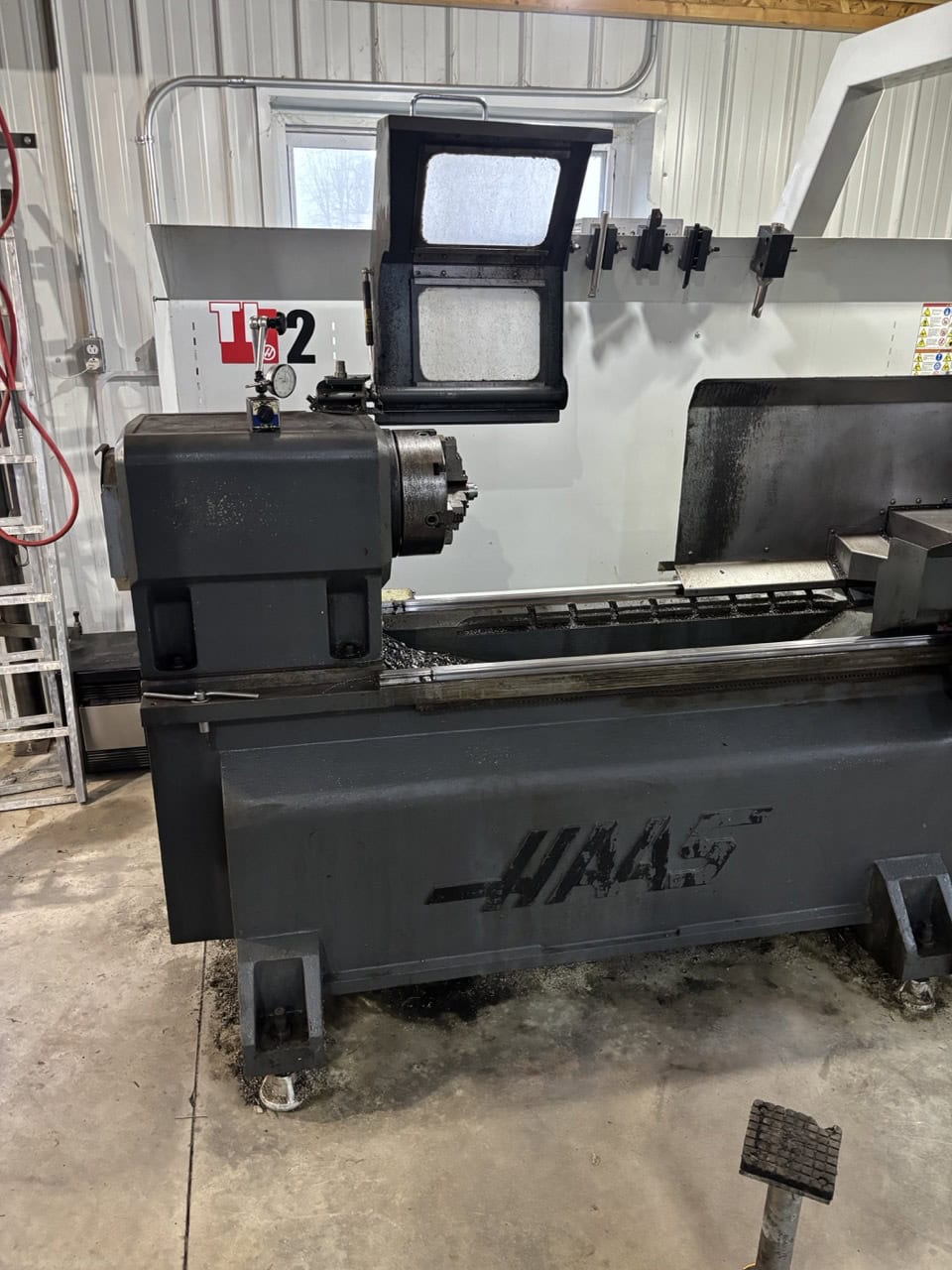 Haas TL-2 CNC Lathe, 2012 - Coolant Tank & Pump, Single Phase, Low Hours, Tailstock, IPS - Image 5