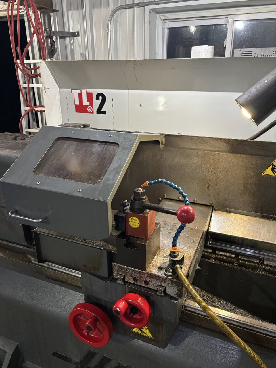 Haas TL-2 CNC Lathe, 2012 - Coolant Tank & Pump, Single Phase, Low Hours, Tailstock, IPS - Image 6