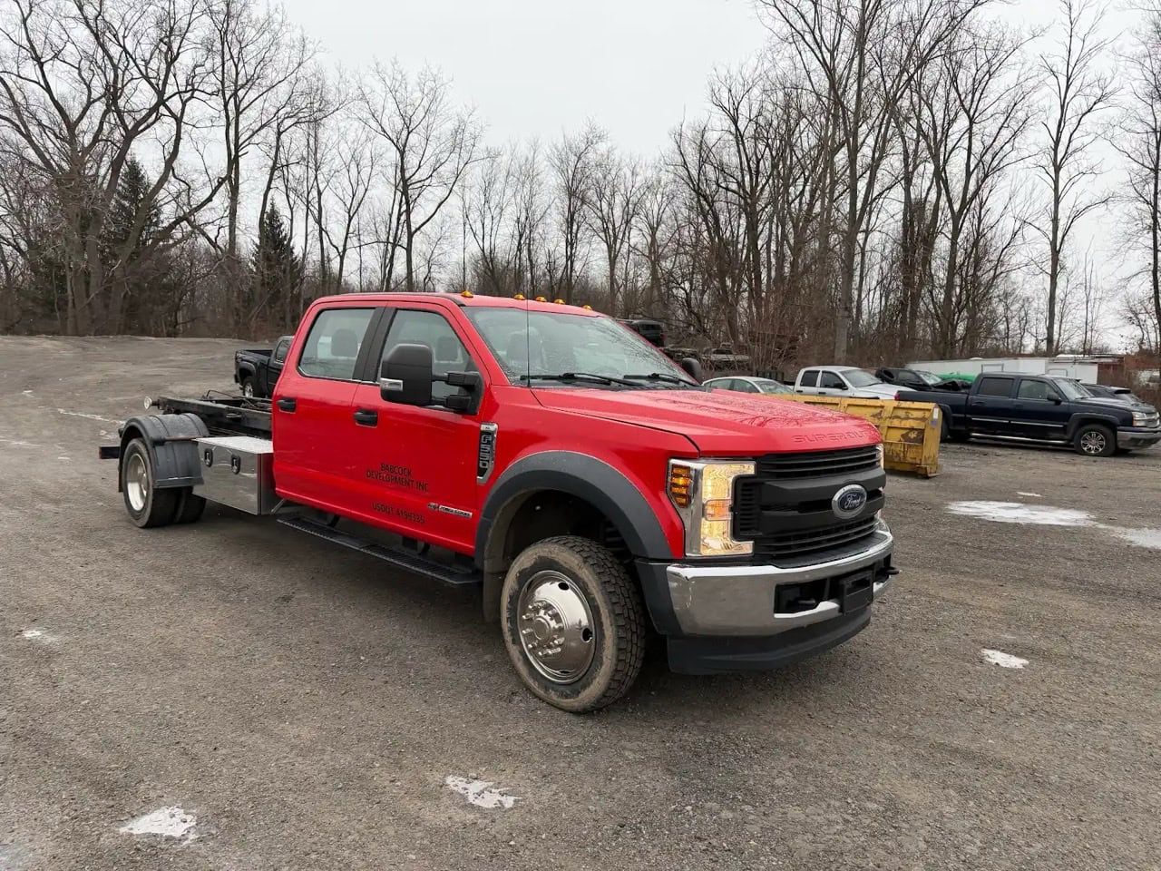 Ford F550 Flatbed Truck, 2019 - w/ Switch-N-Go Hoist - Image 8