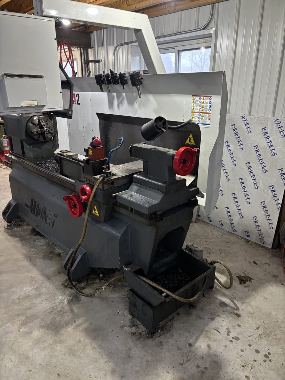 Haas TL-2 CNC Lathe, 2012 - Coolant Tank & Pump, Single Phase, Low Hours, Tailstock, IPS - Image 10