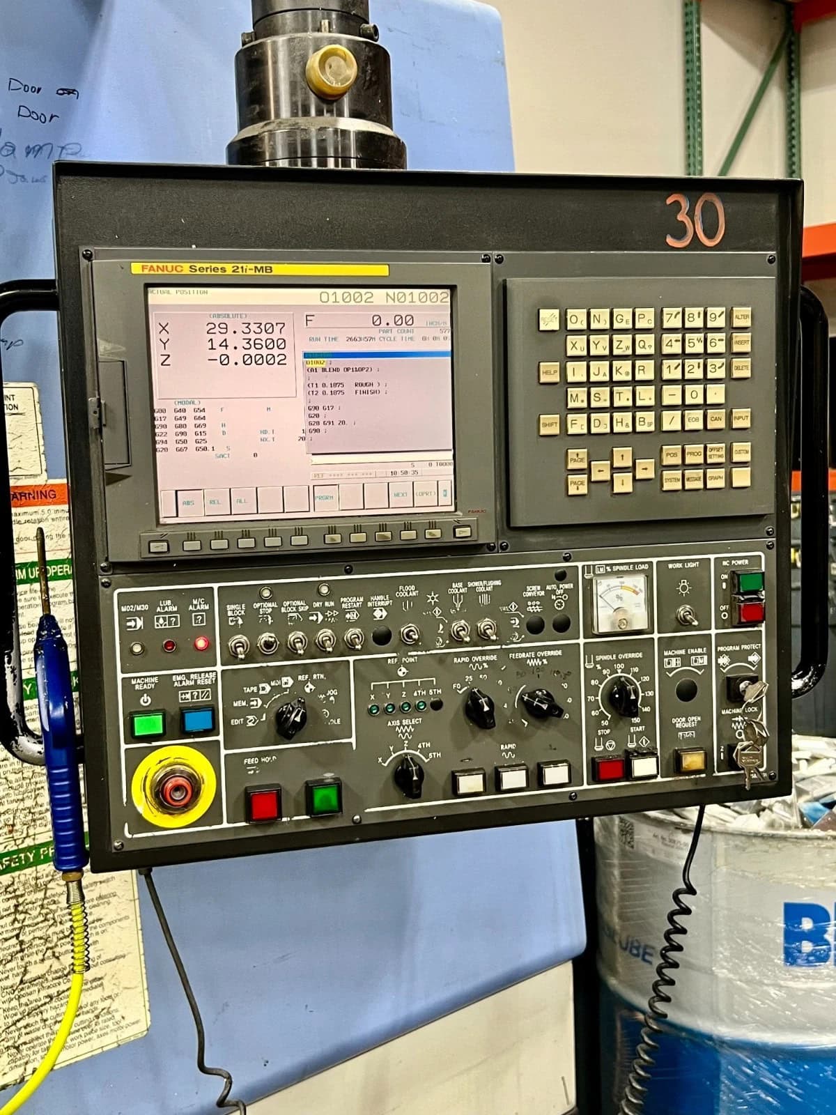 Doosan MV 4020LS CNC Vertical Machining Center, 2007 - Image 3