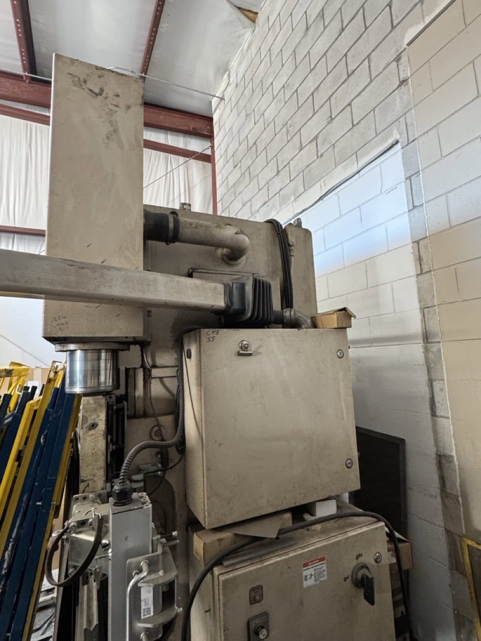100 Ton x 10' Wysong PH 100-120 CNC Hydraulic Press Brake, 1991 - Tooling Included Laser Curtains, Backgauge - Image 5