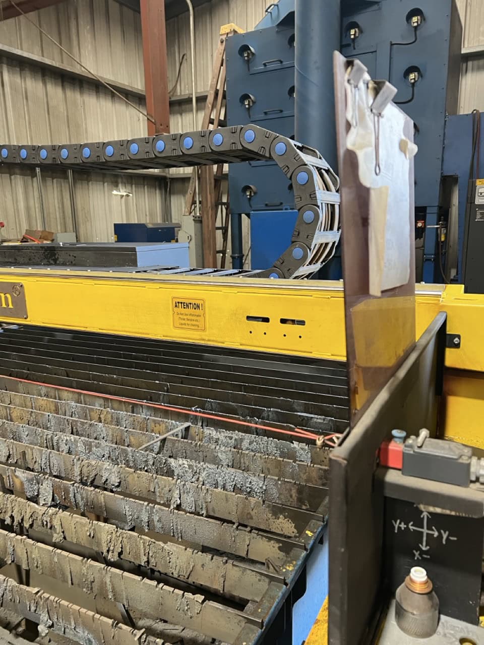 8' x 20' Ajan Plasma-Oxy Cutting Table, 2016 - Ajan PP 260A Power Source, 5 Axis - Image 8