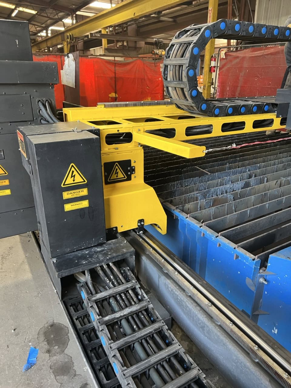 8' x 20' Ajan Plasma-Oxy Cutting Table, 2016 - Ajan PP 260A Power Source, 5 Axis - Image 9