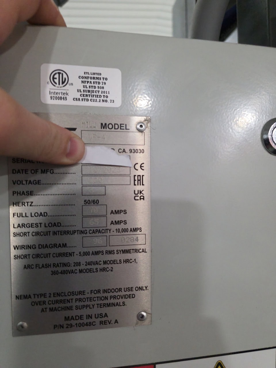 Haas VF-4 VMC, 2023 - Probe, 30 ATC, Chip Auger - Image 9