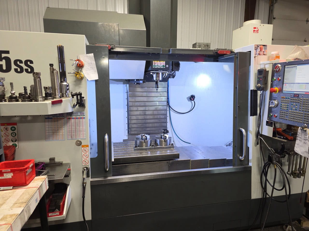 Haas VF-5SS VMC, 2018 - Probe, TSC, 12K RPM Spindle - Image 10