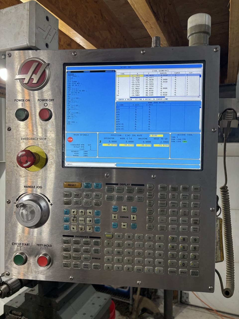 Haas TL-2 CNC Lathe, 2012 - Coolant Tank & Pump, Single Phase, Low Hours, Tailstock, IPS - Image 12