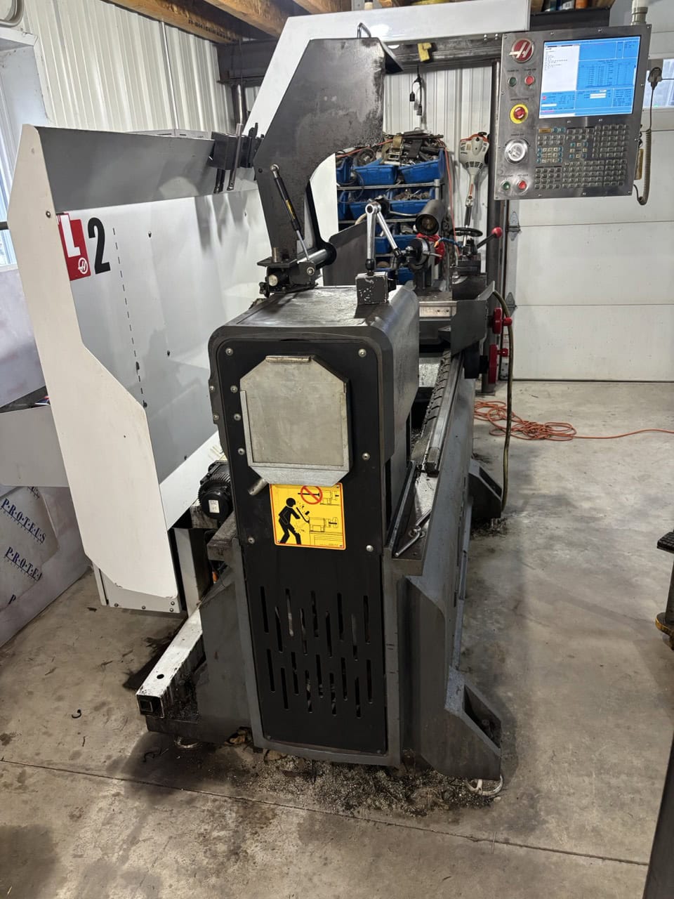 Haas TL-2 CNC Lathe, 2012 - Coolant Tank & Pump, Single Phase, Low Hours, Tailstock, IPS - Image 16