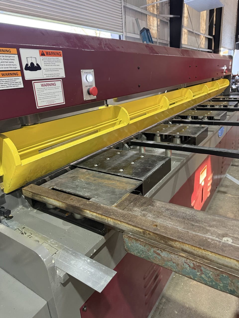 14 ga. X 12' GMC HS-1214M Hydraulic Shear, 2025 - less than 100 hours use - Image 6