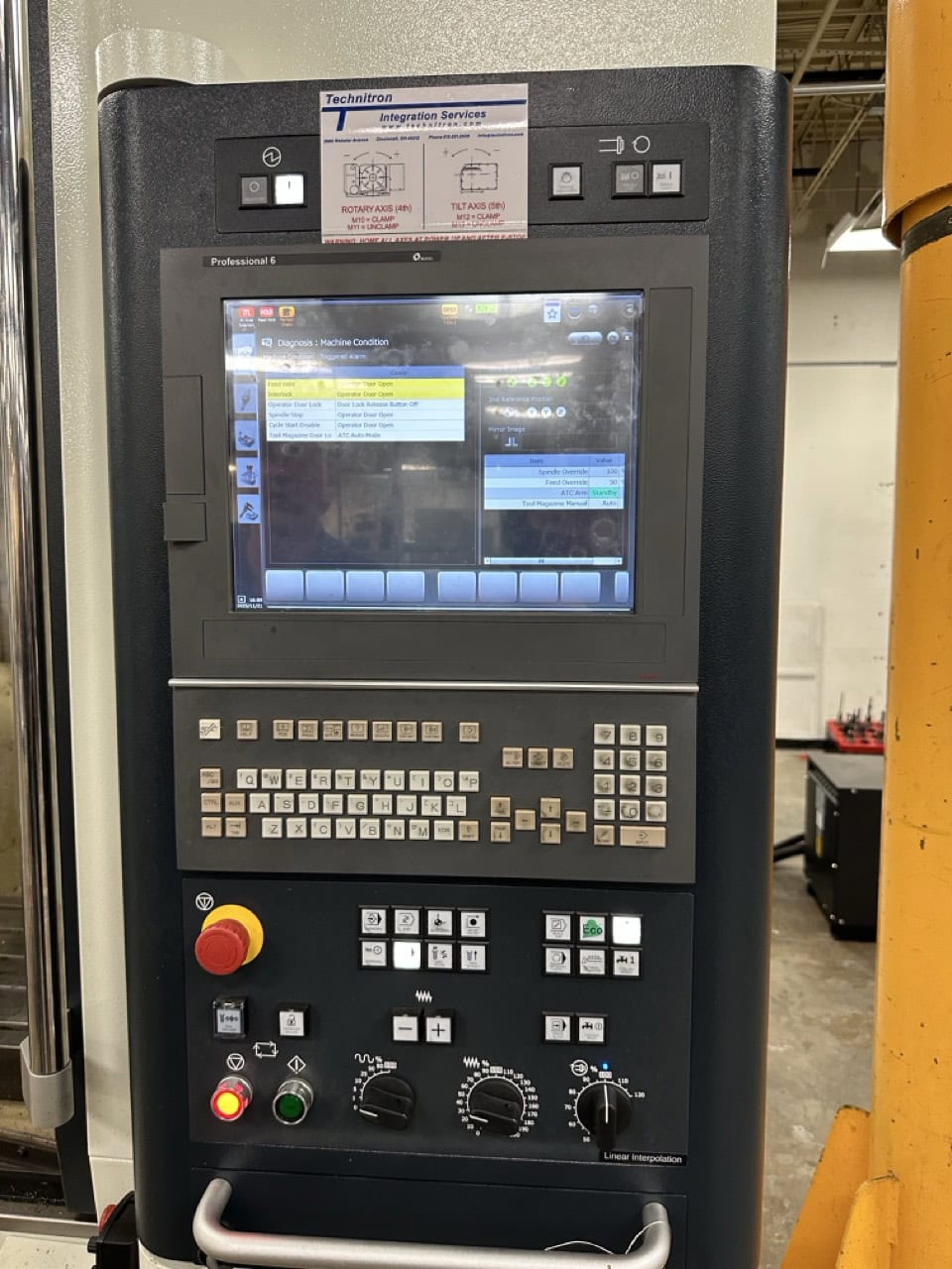 Makino F5 Pro 6 VMC, 2021 - 20K RPM, Renishaw Probe, Laser Tool Setter, Thru Spindle Coolant, Chip Conveyor - Image 9