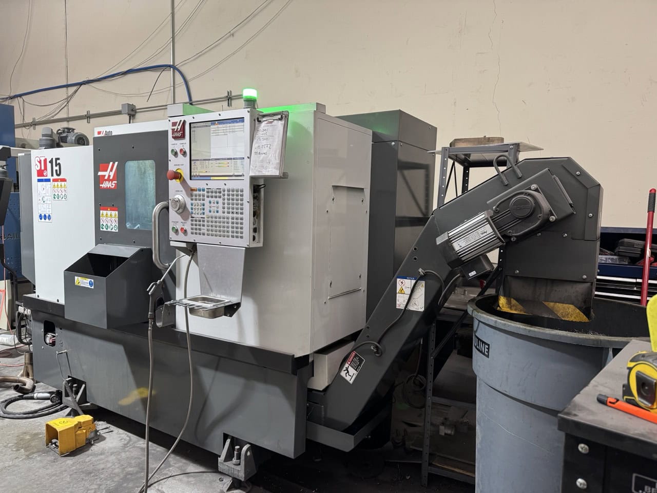 Haas ST-15 CNC Lathe, 2020 - Auto Door, Parts Catcher