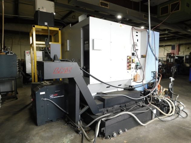 Doosan BVM 5700 VMC, 2022 - LNS Chip Conveyor & Chip Blaster - Image 4