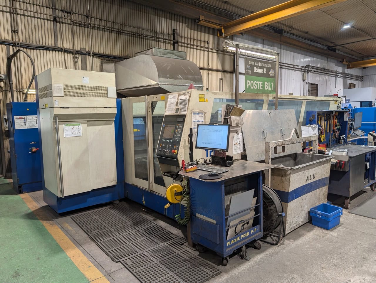 6000 Watt Trumpf TruLaser 5030 CO2 Laser, 2008 - 5' x 10'