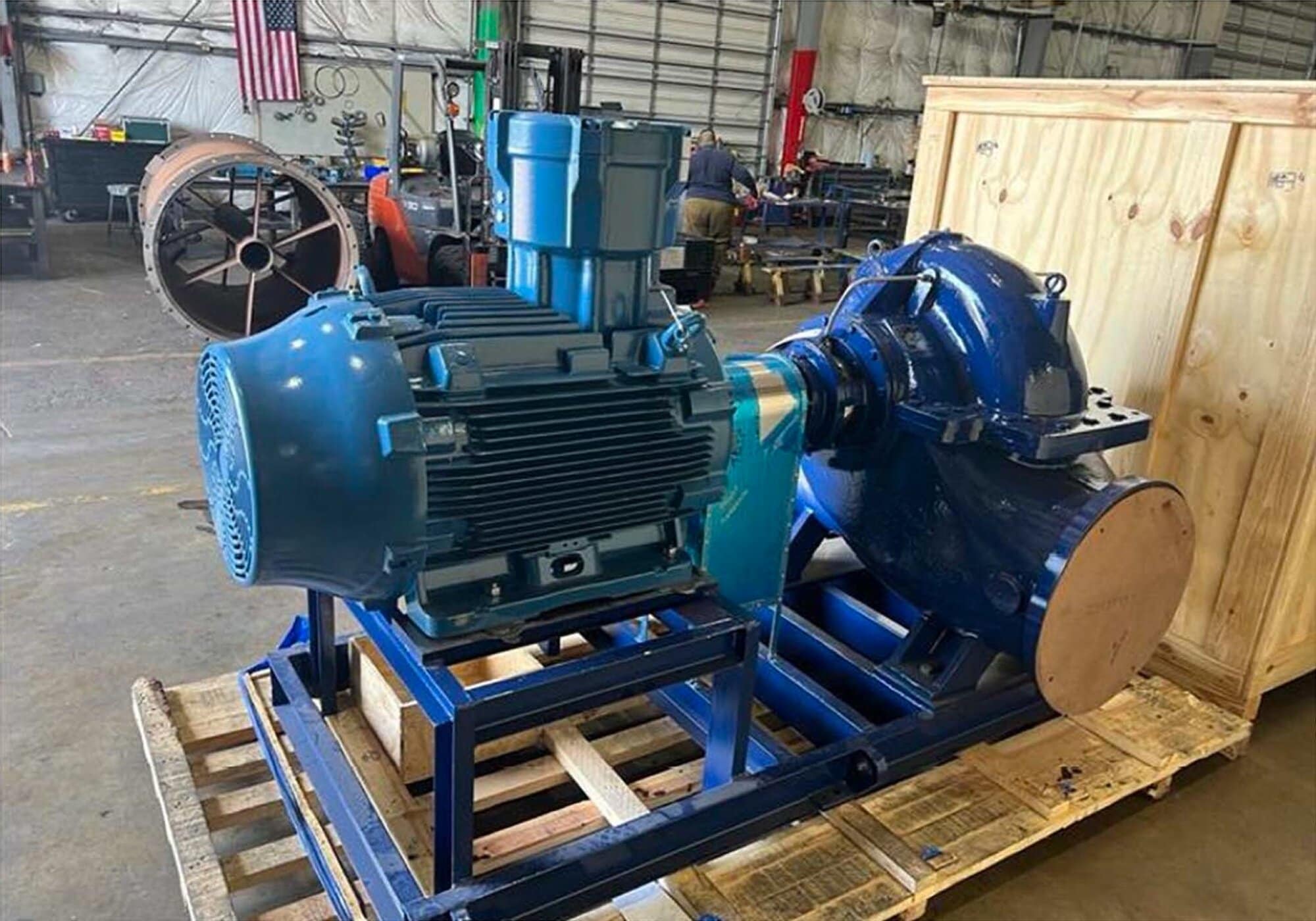 8000 GPM Ruhrpumpen Hotizontal Centrifugal Pump, 2024 - 150 HP, Never Used - Image 2