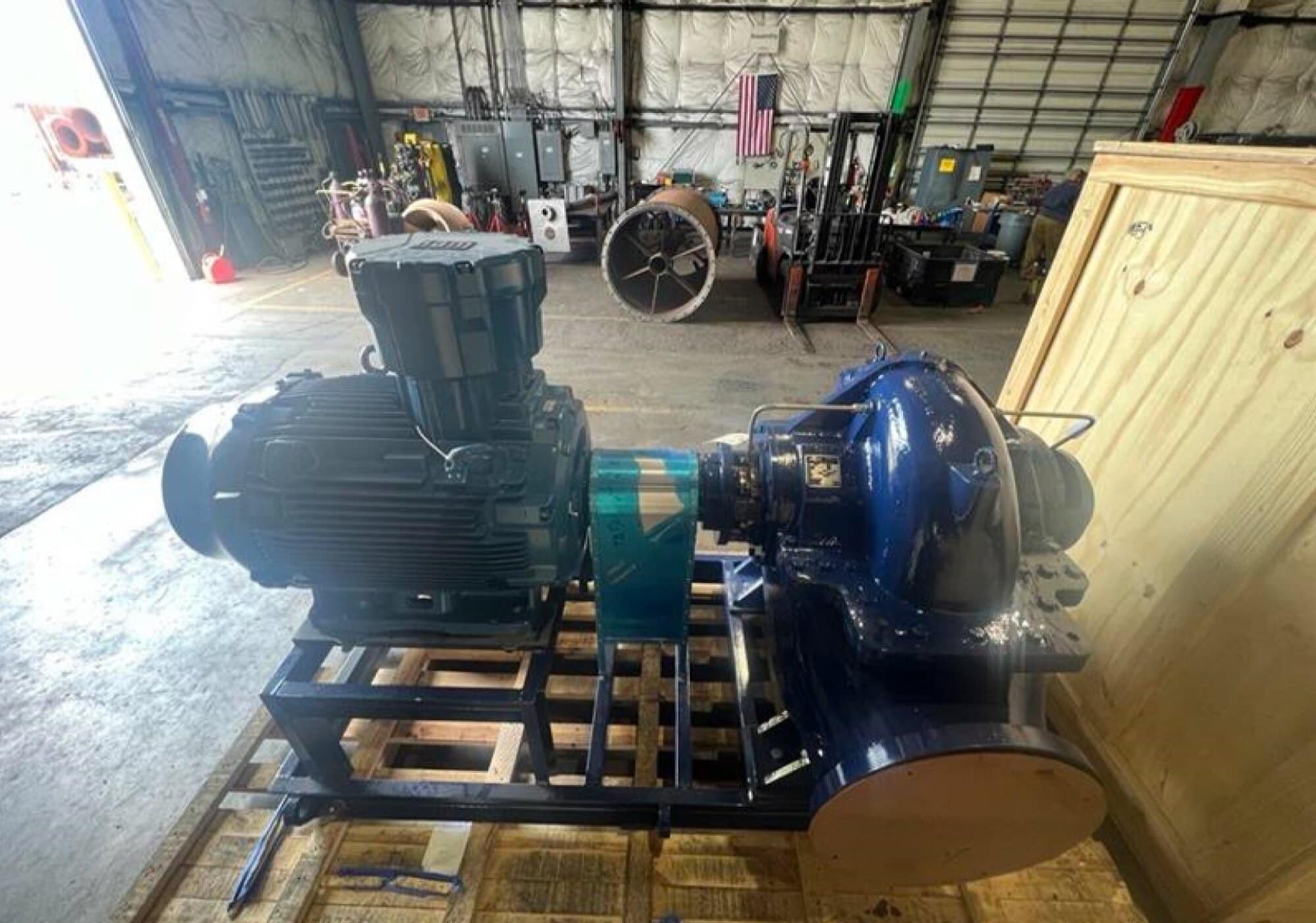 8000 GPM Ruhrpumpen Hotizontal Centrifugal Pump, 2024 - 150 HP, Never Used - Image 5