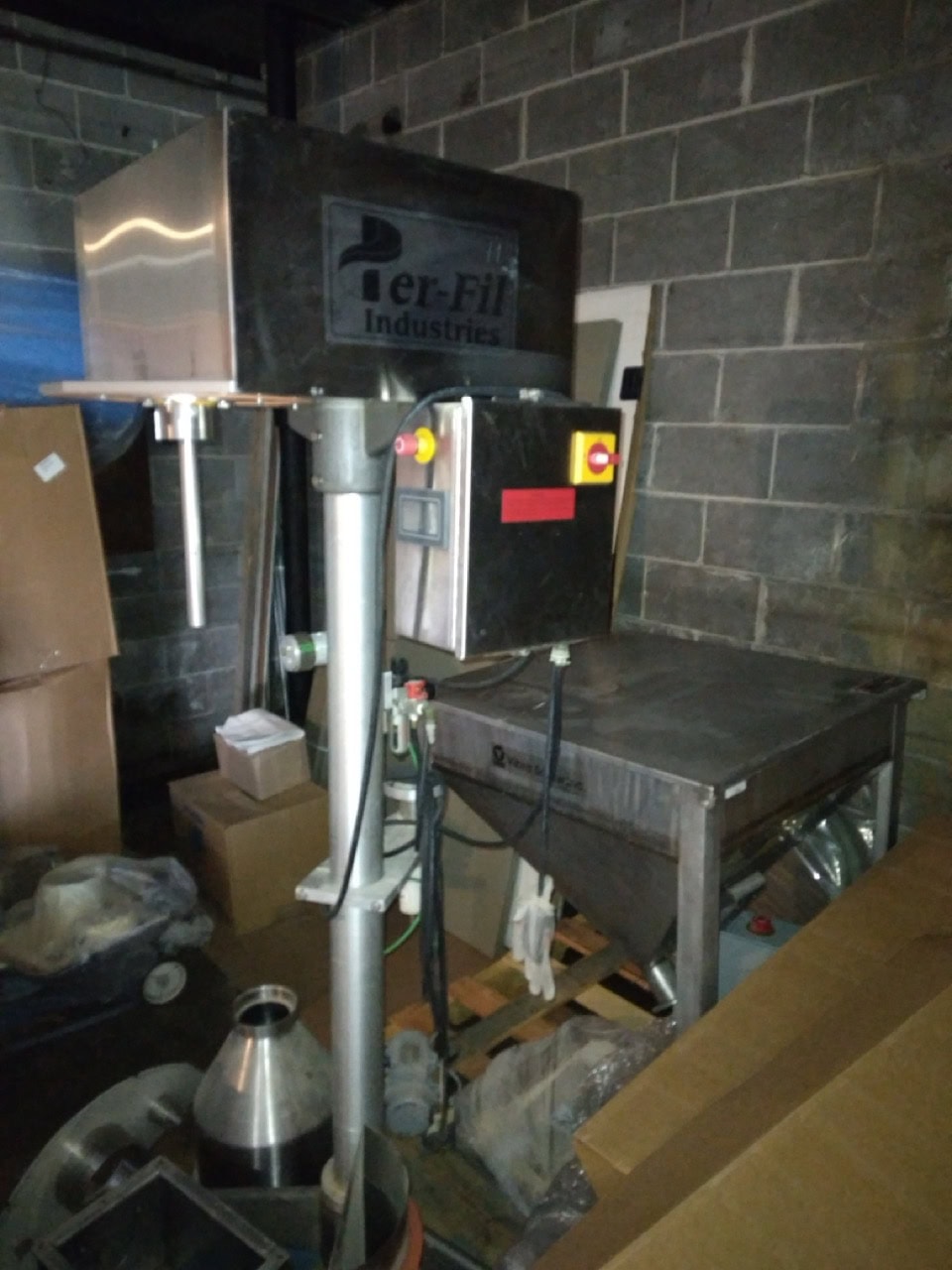 Per-Fil MF Semi-Automatic Auger Filler with Hopper and Flexible Screw Conveyor, 2011 - Image 6