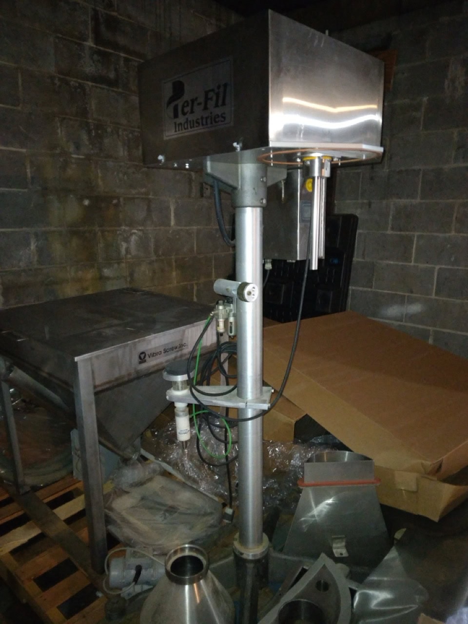 Per-Fil MF Semi-Automatic Auger Filler with Hopper and Flexible Screw Conveyor, 2011 - Image 7