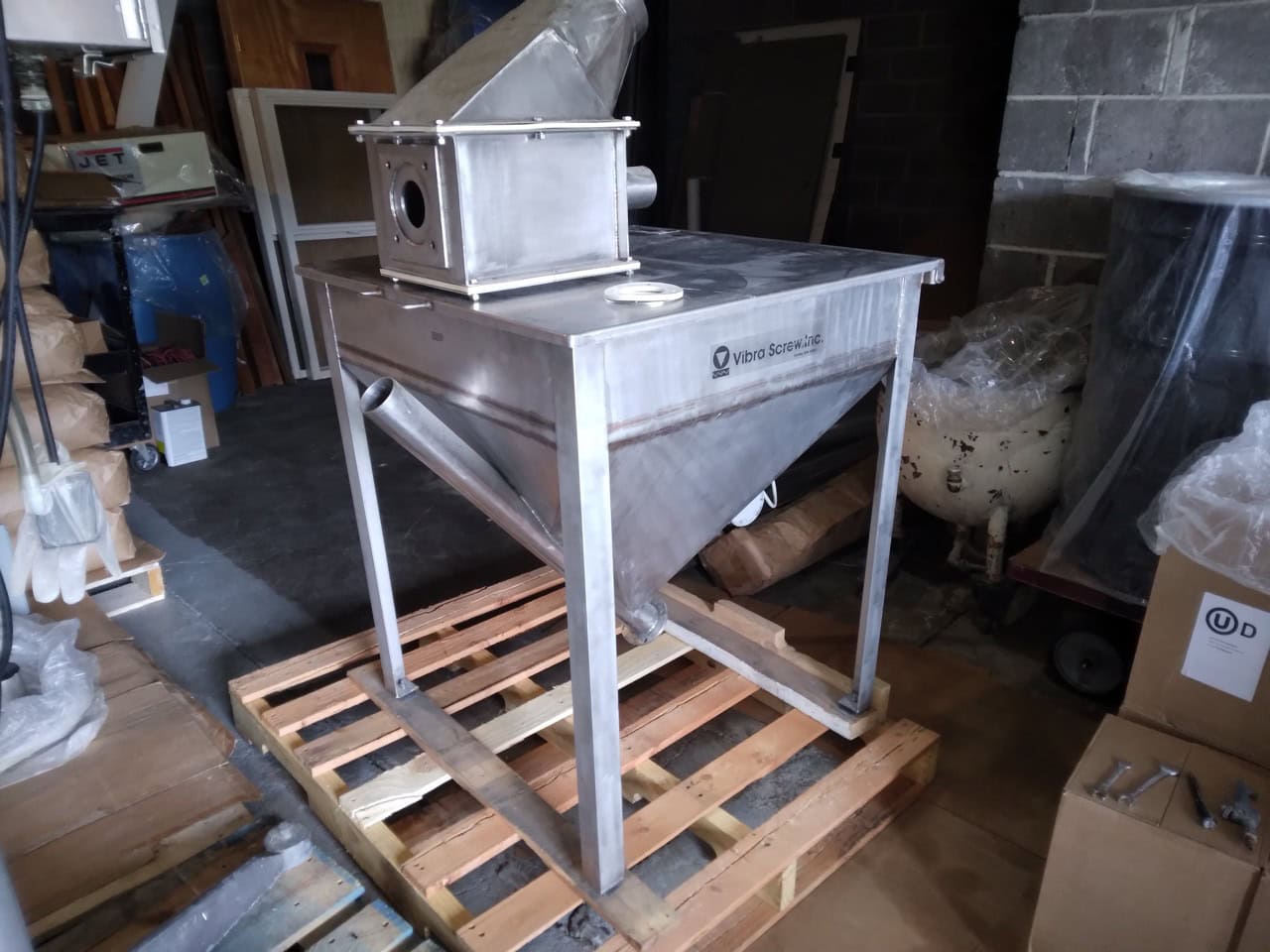Per-Fil MF Semi-Automatic Auger Filler with Hopper and Flexible Screw Conveyor, 2011 - Image 2