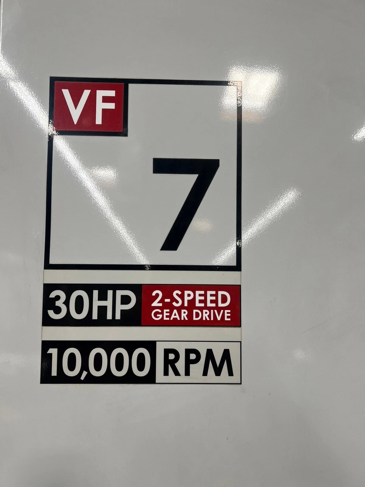Haas VF-7B/40 CNC VMC, 2004 - 4th Axis Ready, 10k RPM Spindle, Rigid Tap, Chip Auger - Image 2