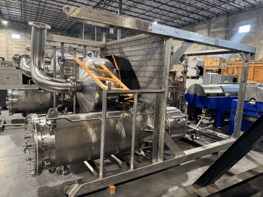 Buflovac / Hebeler 12-04878 Double-Effect Rising/Falling Film Evaporator System, 2017 – 6,500 lb/hr 316L SS Food/Protein Concentrator - Image 4
