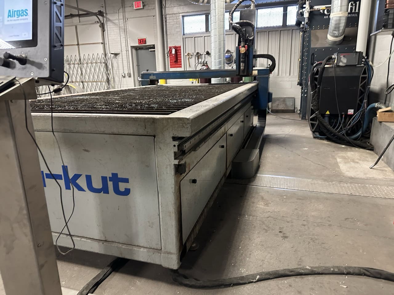 5' x 10' AKS Accu-Kut CNC Hypertherm XPR 300 Plasma Table, 2010 - Rebuilt in 2018, Dust Collector - Image 3