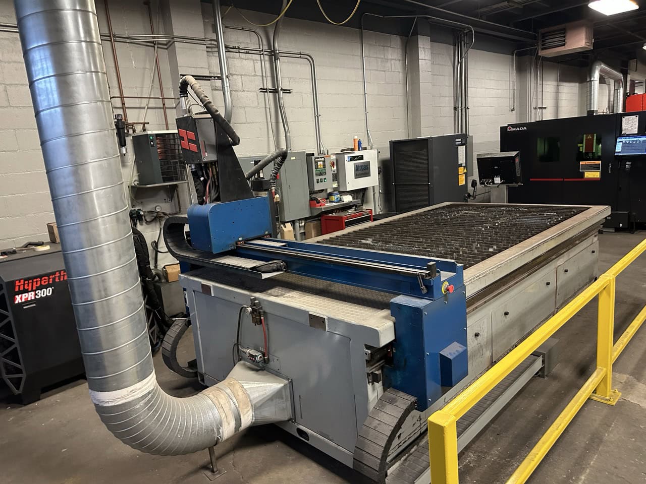 5' x 10' AKS Accu-Kut CNC Hypertherm XPR 300 Plasma Table, 2010 - Rebuilt in 2018, Dust Collector - Image 5