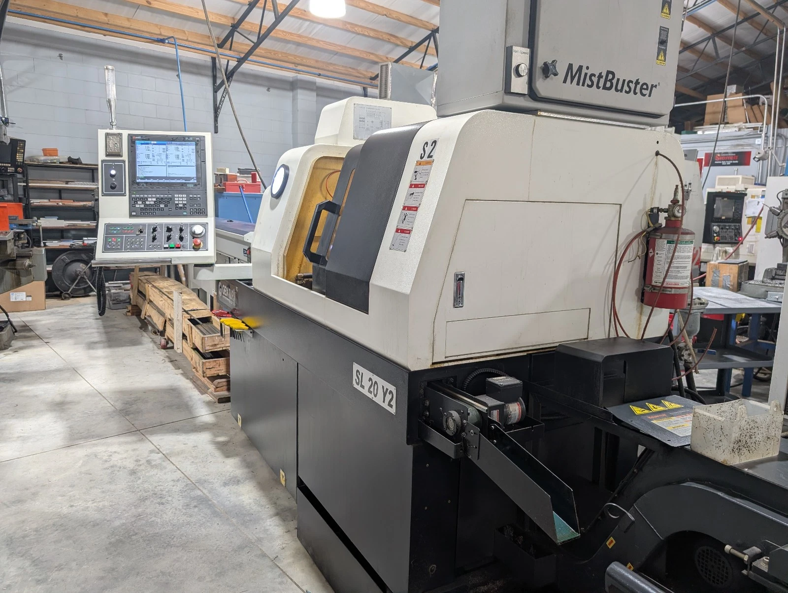 Ganesh SL-20Y2 CNC Swiss Machine, 2019 - Bar Feeder