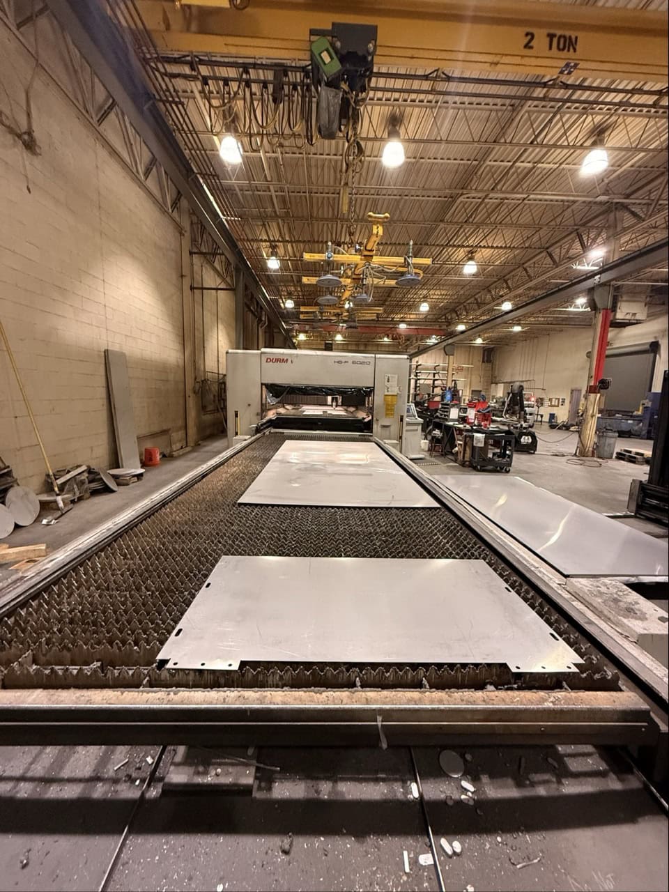 6000 Watt Durma 6020 HD-F Fiber Laser, 2015 - 6.5' x 20' Table