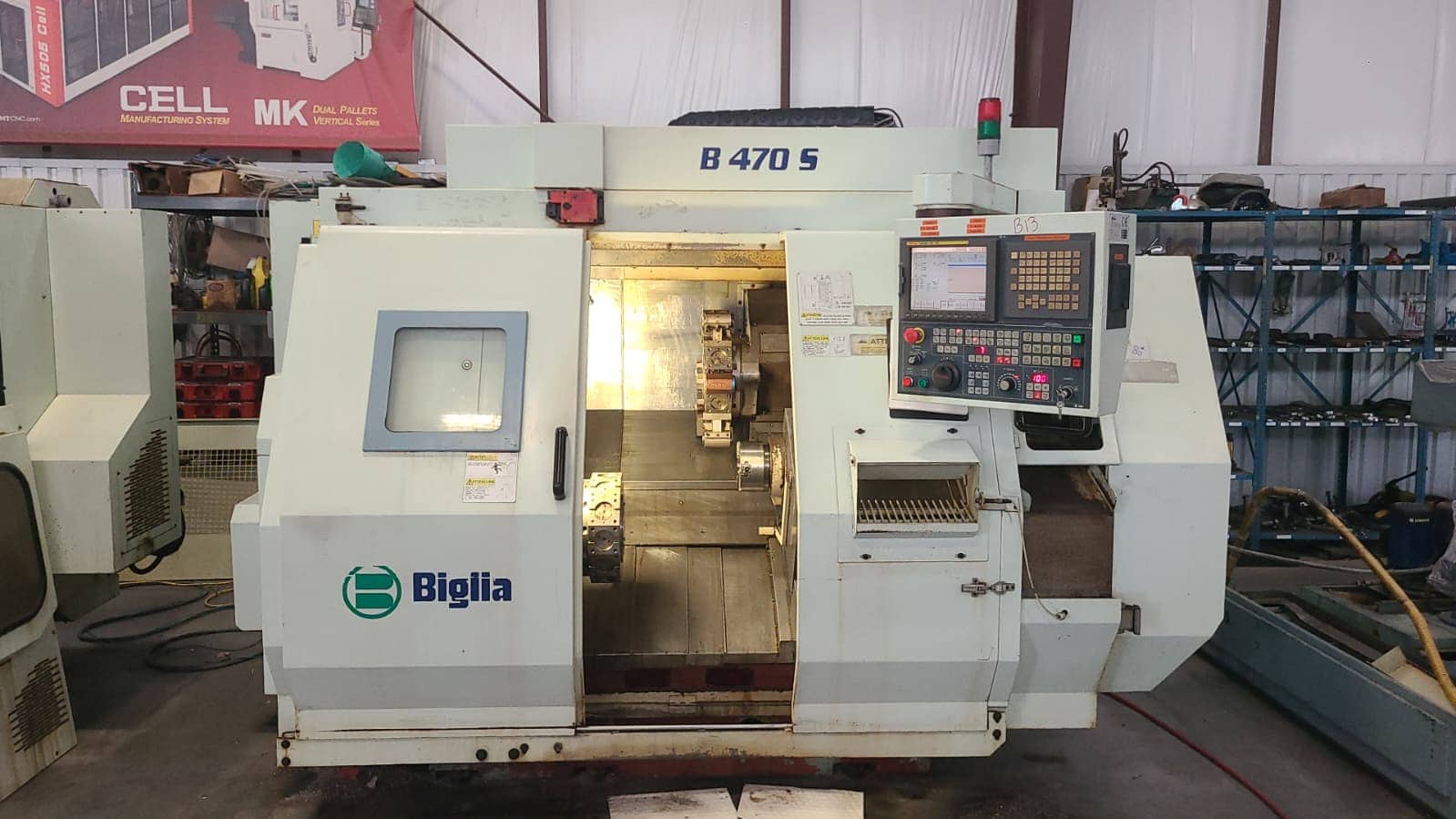 Biglia B 470S Multi Axis Lathe, 2007 - Twin Turret, Twin Spindle