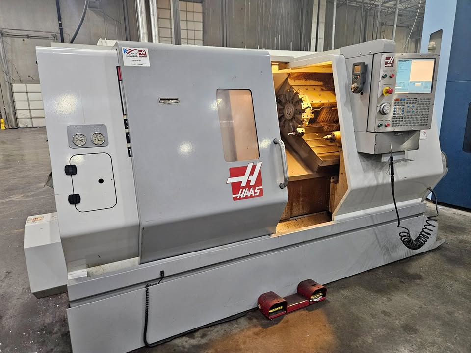Haas SL-30T CNC Lathe, 2008 - Tailstock, Chip Conveyor