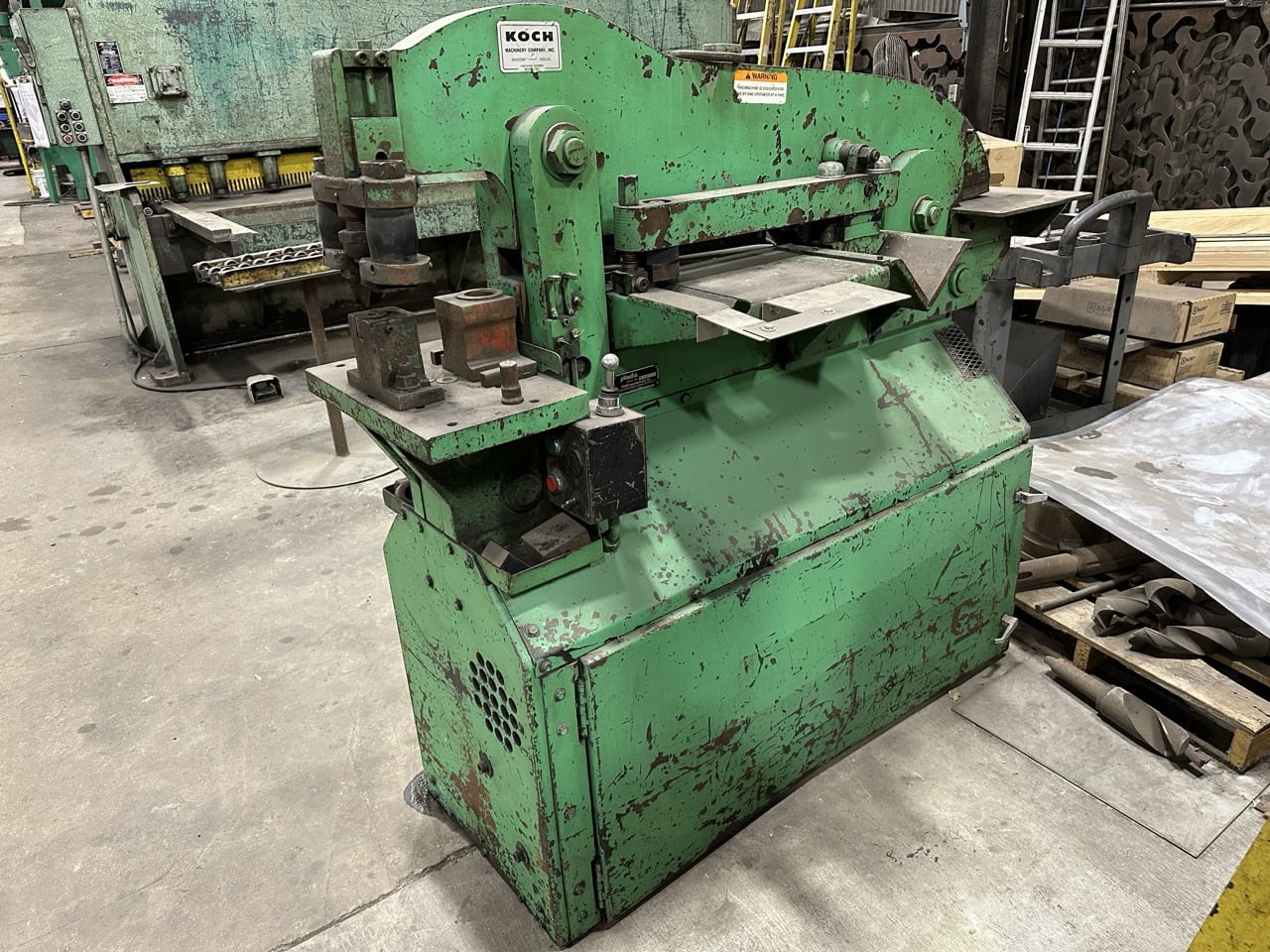 50 Ton Piranha P3-50 Hydraulic Ironworker, 1998 - Tooling