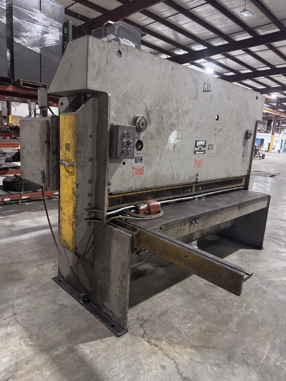 3/8" x 8' HTC 375-8A Shear - Backgauge