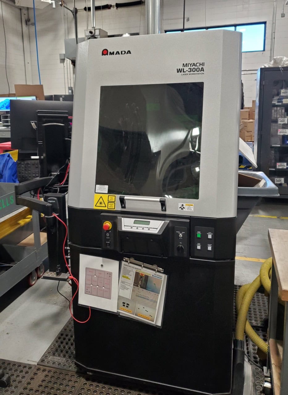 50 Watt Amada WL-P300A Fiber Laser Workstation, 2024