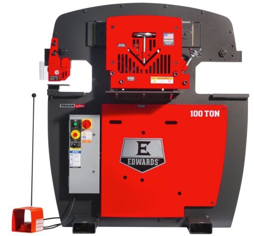 100 Ton Brand New Edwards Deluxe Ironworker, 2026 - Brand New W/Warranty, W/Powerlink System