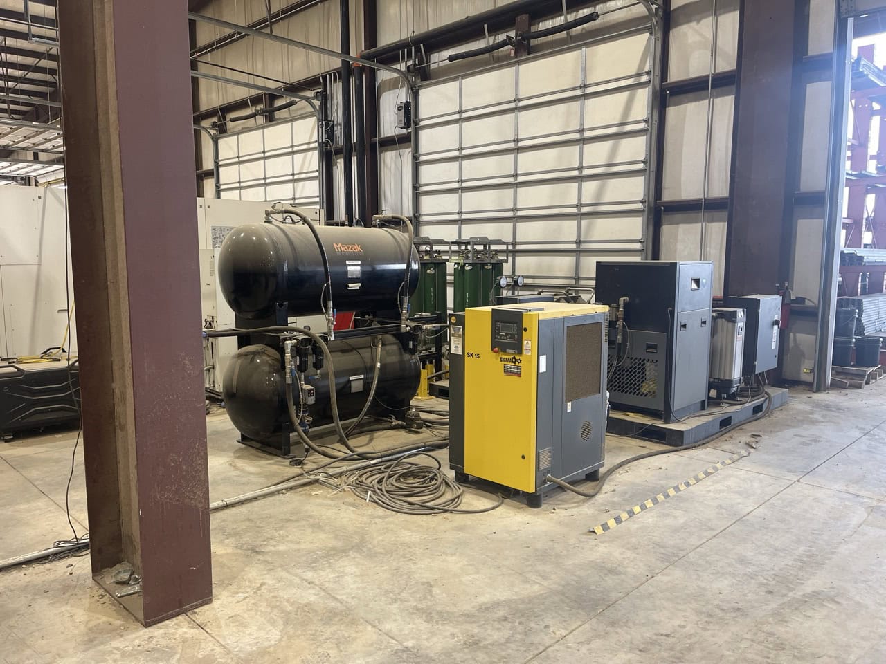 7000 Watt Mazak Optiplex 4220 NEO Fiber Laser, 2024 - Lucas 4220 Ez Compact 8-Shelf Stocker and Scheduler Automation System, Liberty High Performance Air System, Gold Series X-Flo Industrial Dust Collector - Image 11