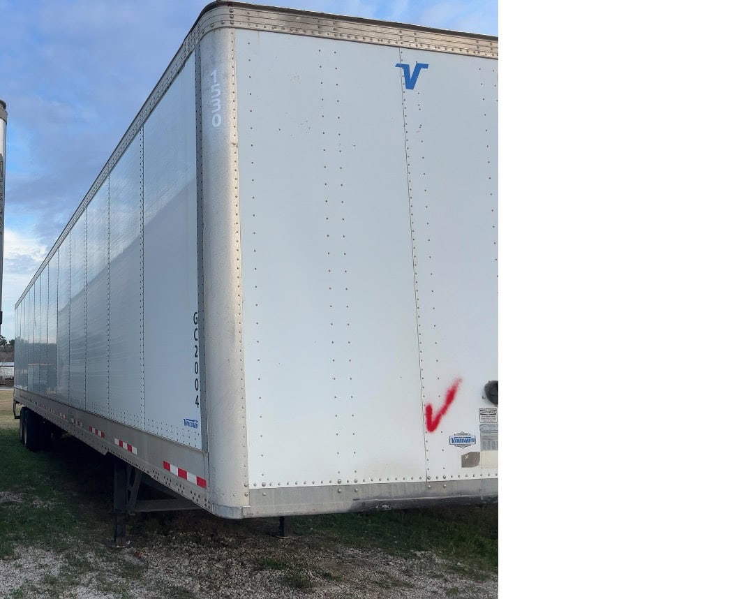 Vanguard 53' Dry Van Trailer, 2019 - Swing Doors, Wood Floors, Air Ride - Image 10