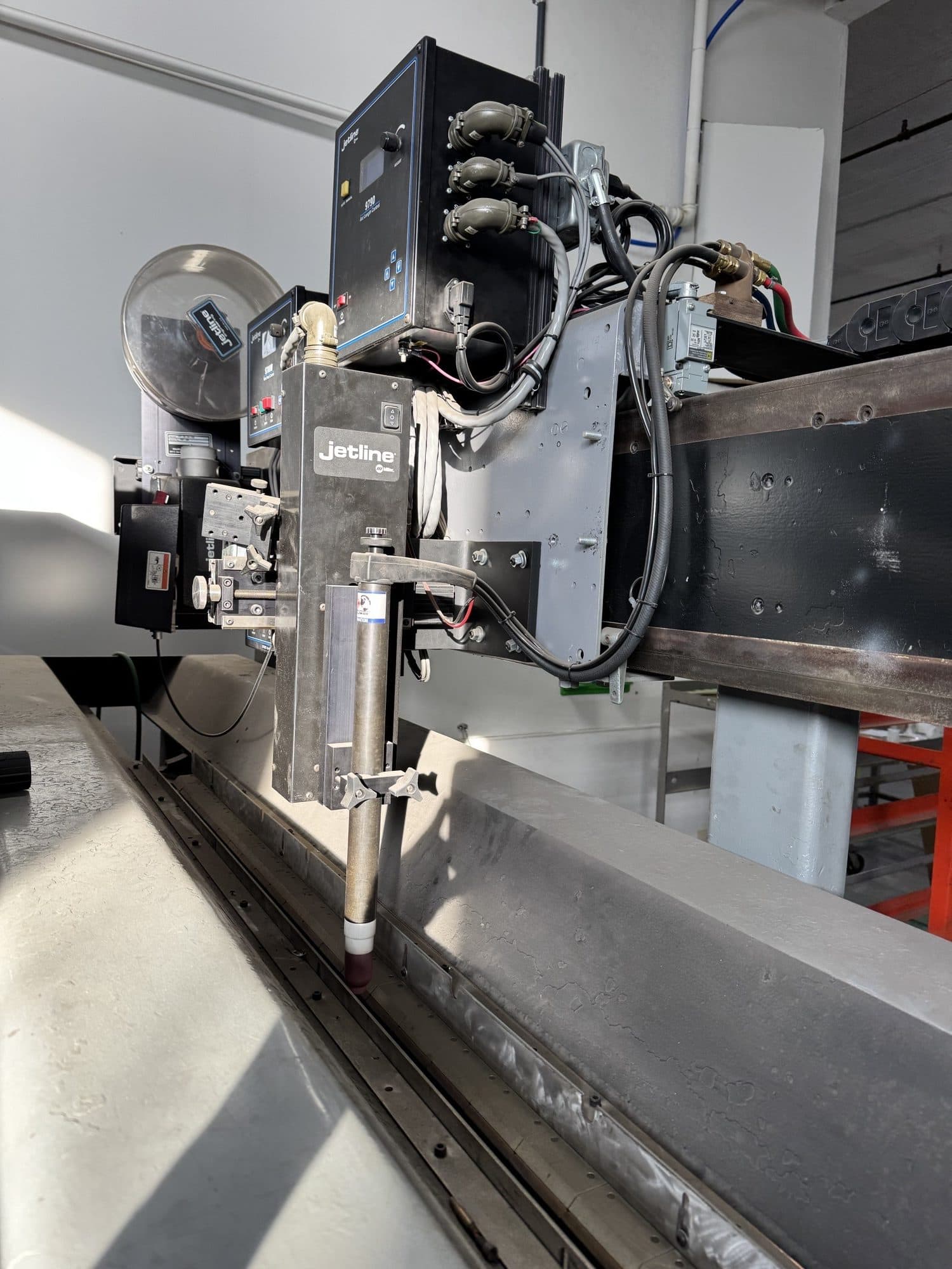 72" Pandjiris 72E6-48 Seam Welder, 1970 - Rebuilt, Jetline 9700W Control - Image 2