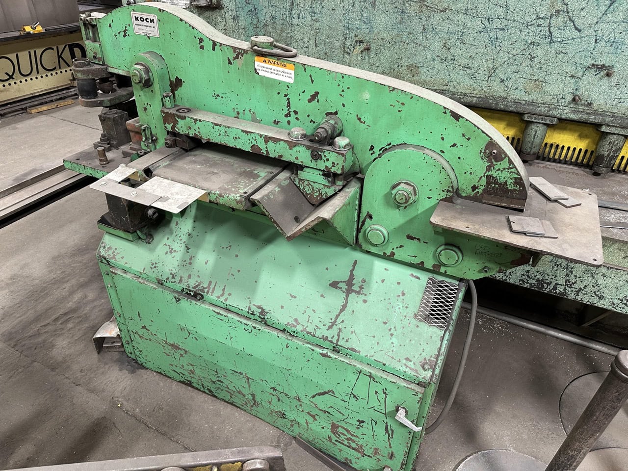 50 Ton Piranha P3-50 Hydraulic Ironworker, 1998 - Tooling - Image 2
