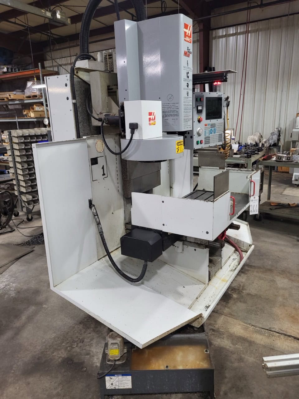 HAAS TM-1 CNC TOOLROOM MILL, 2002 - 4 AXIS VMC, VERTICAL MACHINING CENTER - Image 3