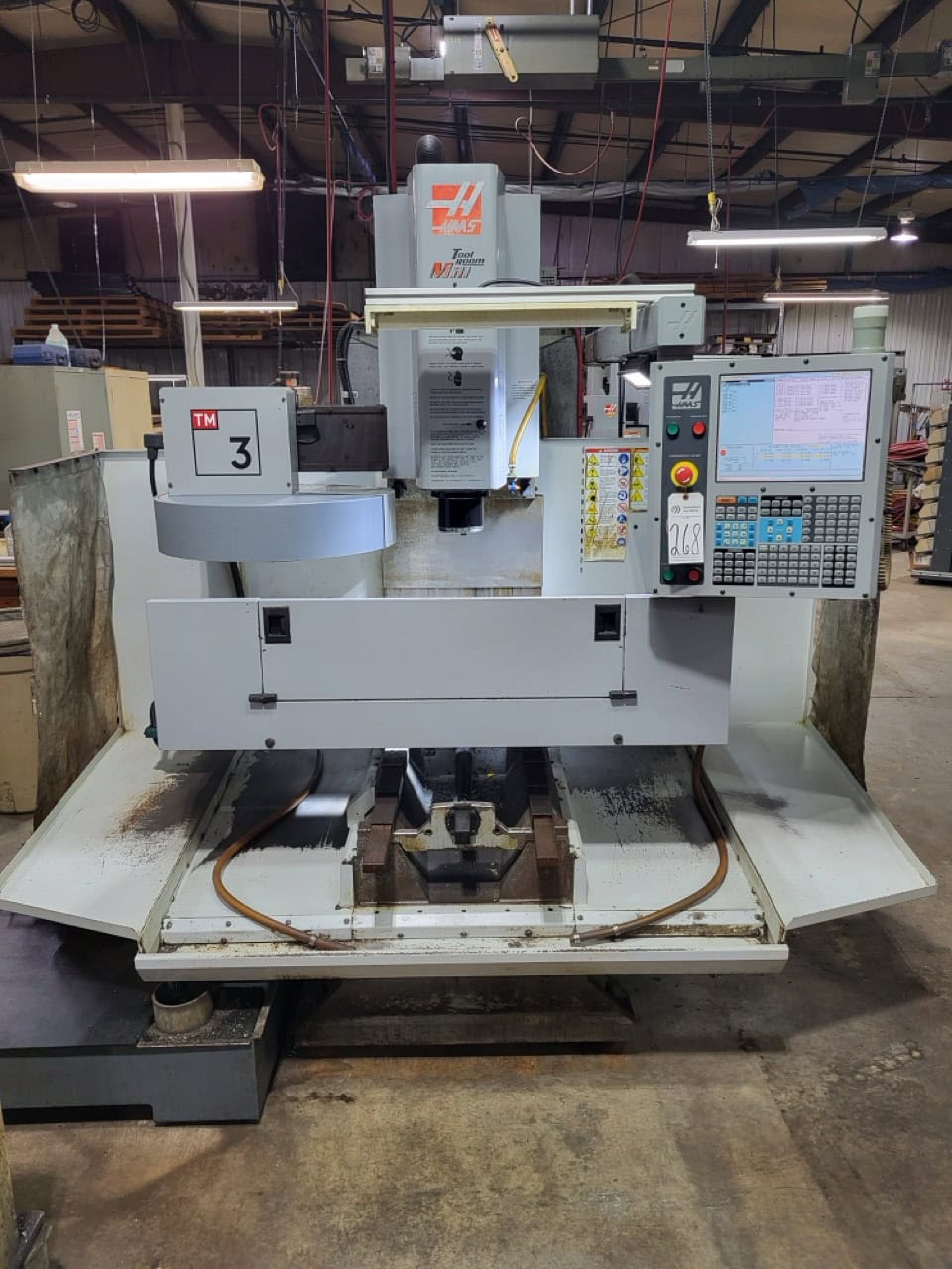 HAAS TM-3 CNC TOOLROOM MILL, 2008 - 4 AXIS VMC, VERTICAL MACHINING CENTER