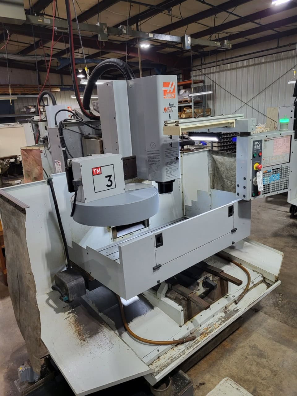 HAAS TM-3 CNC TOOLROOM MILL, 2008 - 4 AXIS VMC, VERTICAL MACHINING CENTER - Image 3