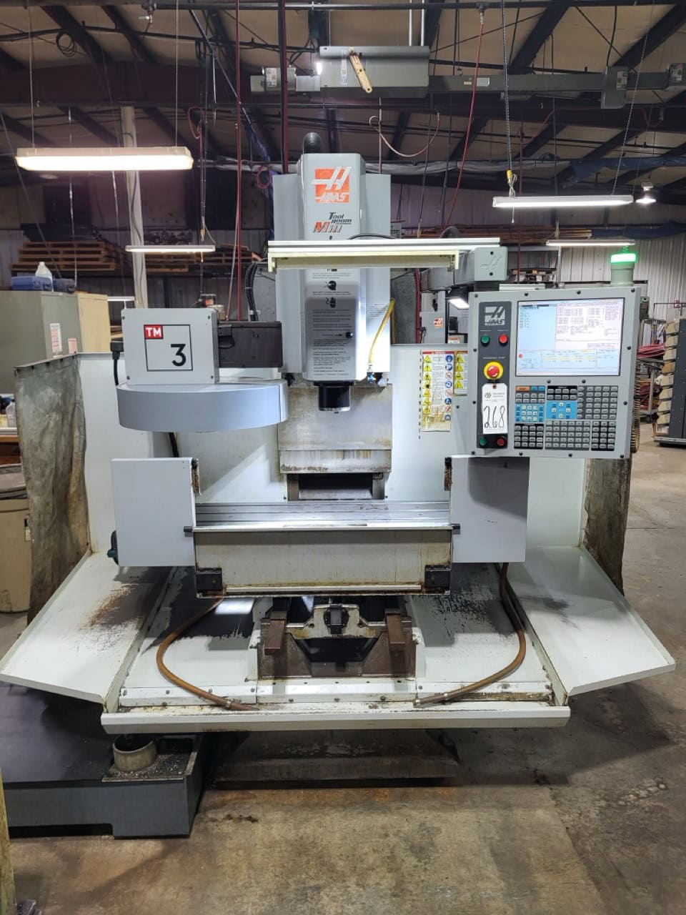 HAAS TM-3 CNC TOOLROOM MILL, 2008 - 4 AXIS VMC, VERTICAL MACHINING CENTER - Image 4