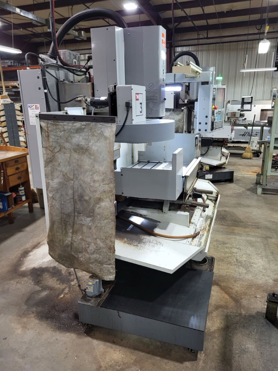 HAAS TM-3 CNC TOOLROOM MILL, 2008 - 4 AXIS VMC, VERTICAL MACHINING CENTER - Image 8
