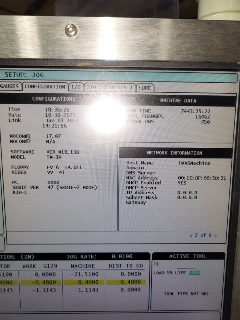 HAAS TM-3P CNC TOOLROOM MILL, 2012 - 4 AXIS VMC, VERTICAL MACHINING CENTER - Image 18
