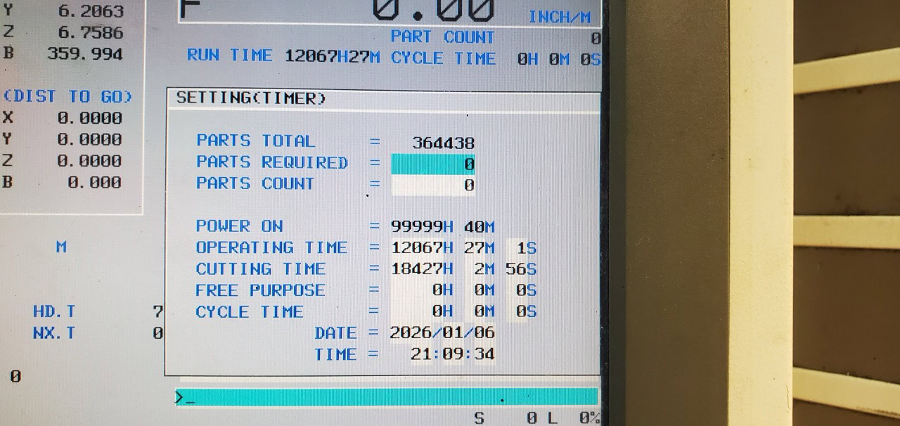 Matsuura H Plus-300 Dual Pallet CNC HMC, 2003 – Full 360° B-Axis, 12,000 RPM, 40 Tool ATC, Fanuc 16i-M - Image 4
