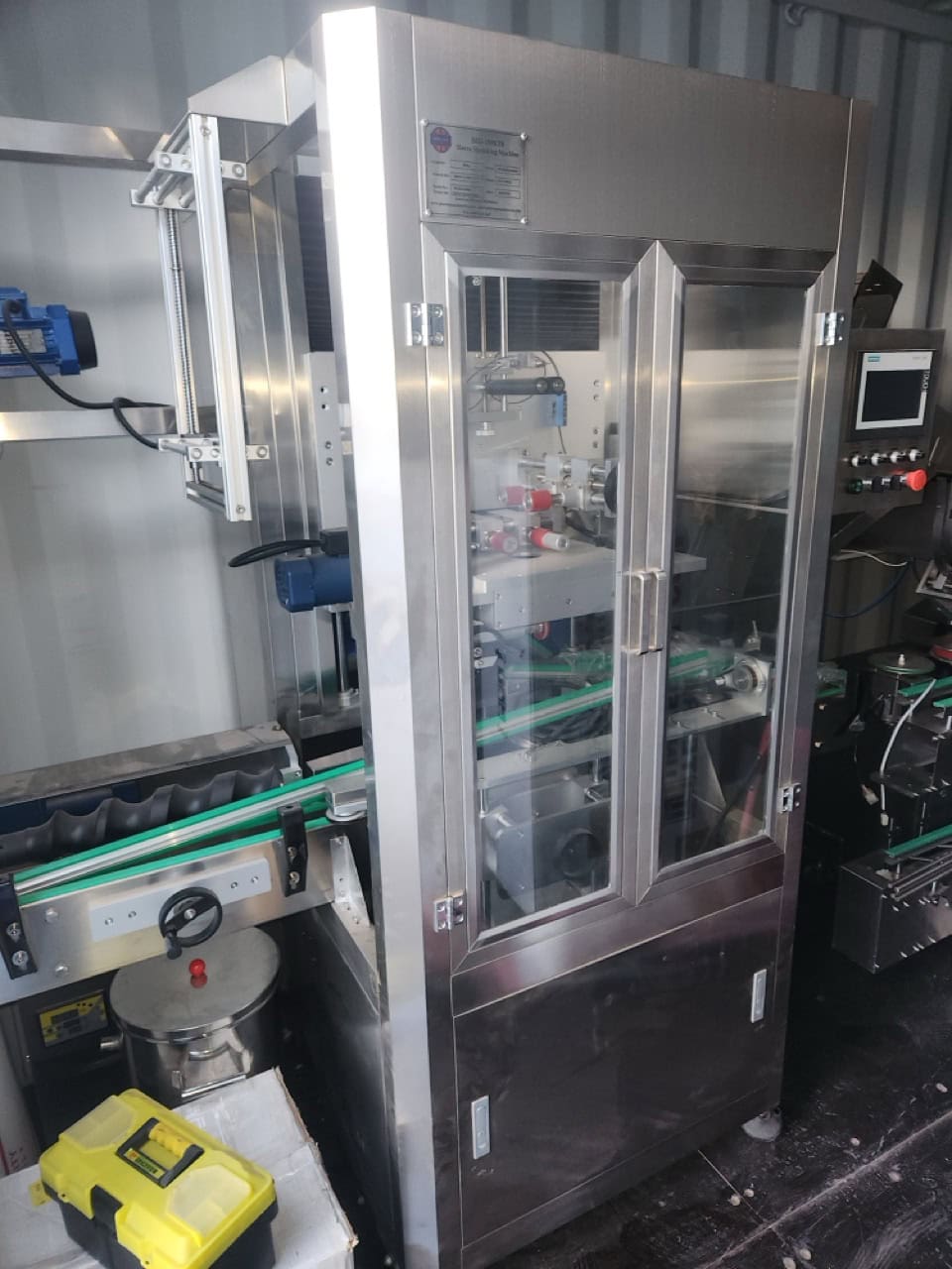 APM-USA Encapsulation Line, 2020 - Filler, Counter, Capper, Labeler, Sleeve Shrink, Sealer, Conveyors - Image 3