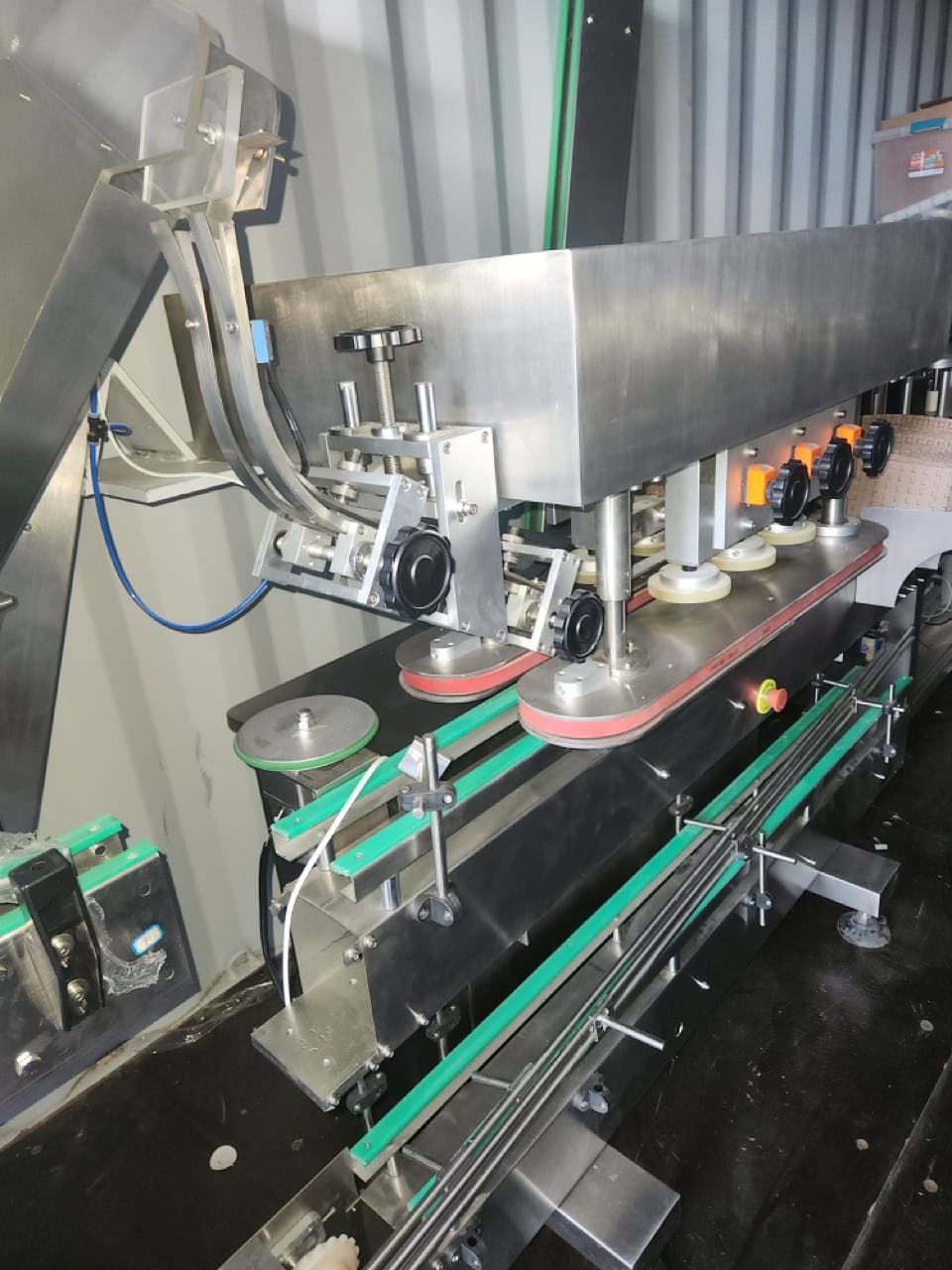 APM-USA Encapsulation Line, 2020 - Filler, Counter, Capper, Labeler, Sleeve Shrink, Sealer, Conveyors - Image 4
