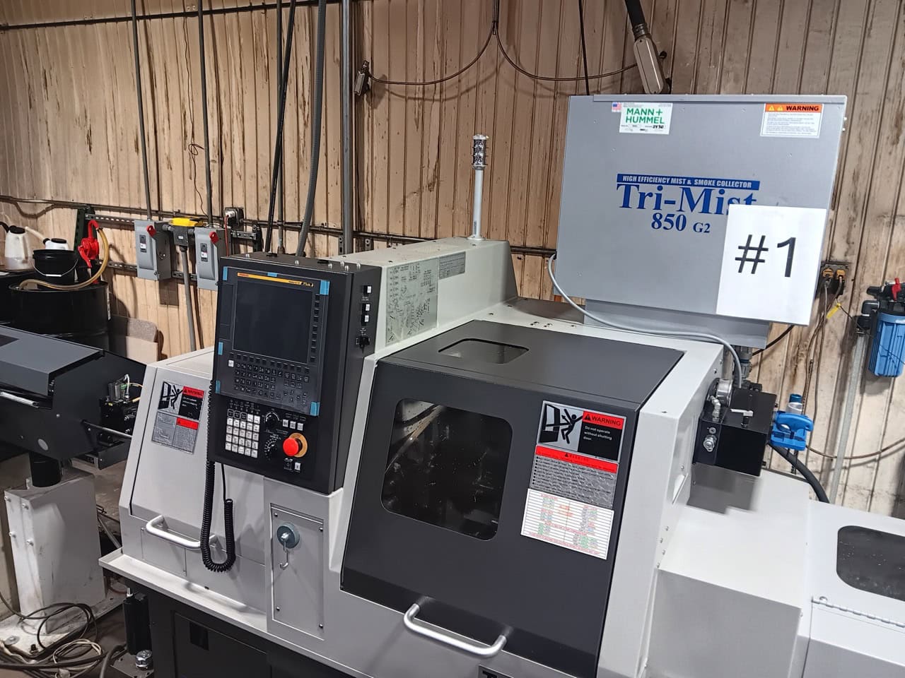 Tsugami B206-V CNC Swiss Lathe, 2024 - Bar Feeder, Mist Collection, Chip Conveyor